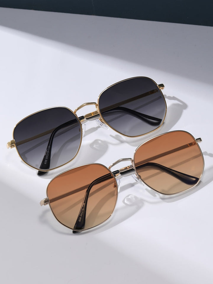 2 Pairs of Fashion Glasses with Metal Frame