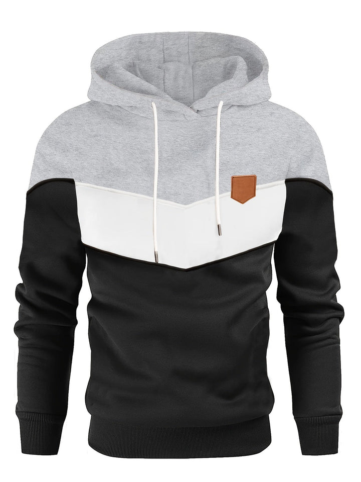 LAURENT MONACO | COLOR BLOCK HOODIE FOR MEN