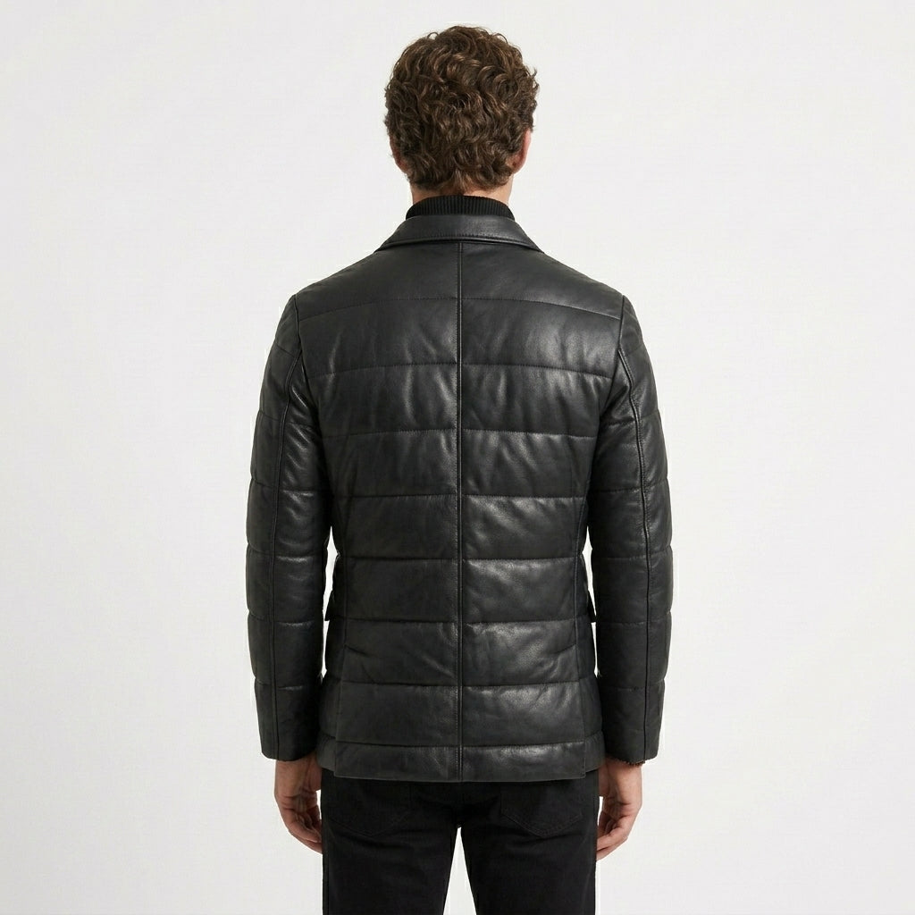 Quilted Blazer with Zipped Insert