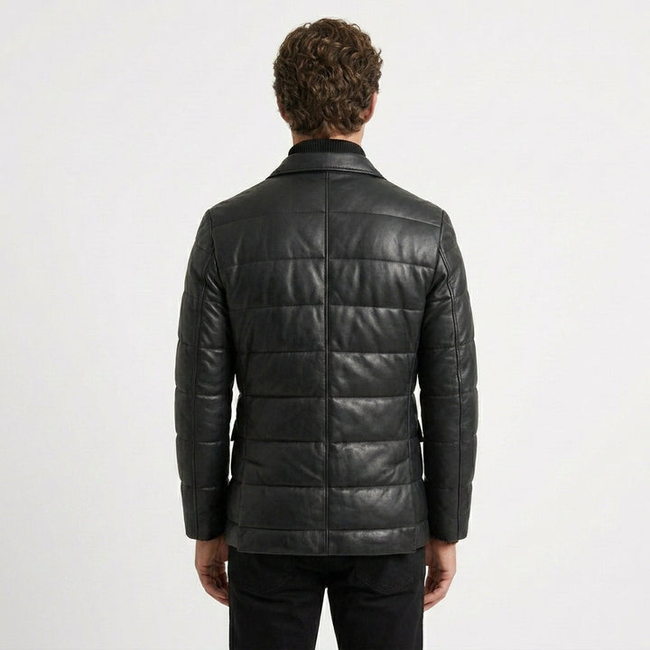 Quilted Blazer with Zipped Insert