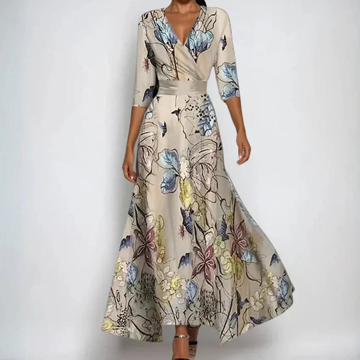 Ladies A-Line Dress Suitable for Festive Occasions and Summer Wear - Elena Harper