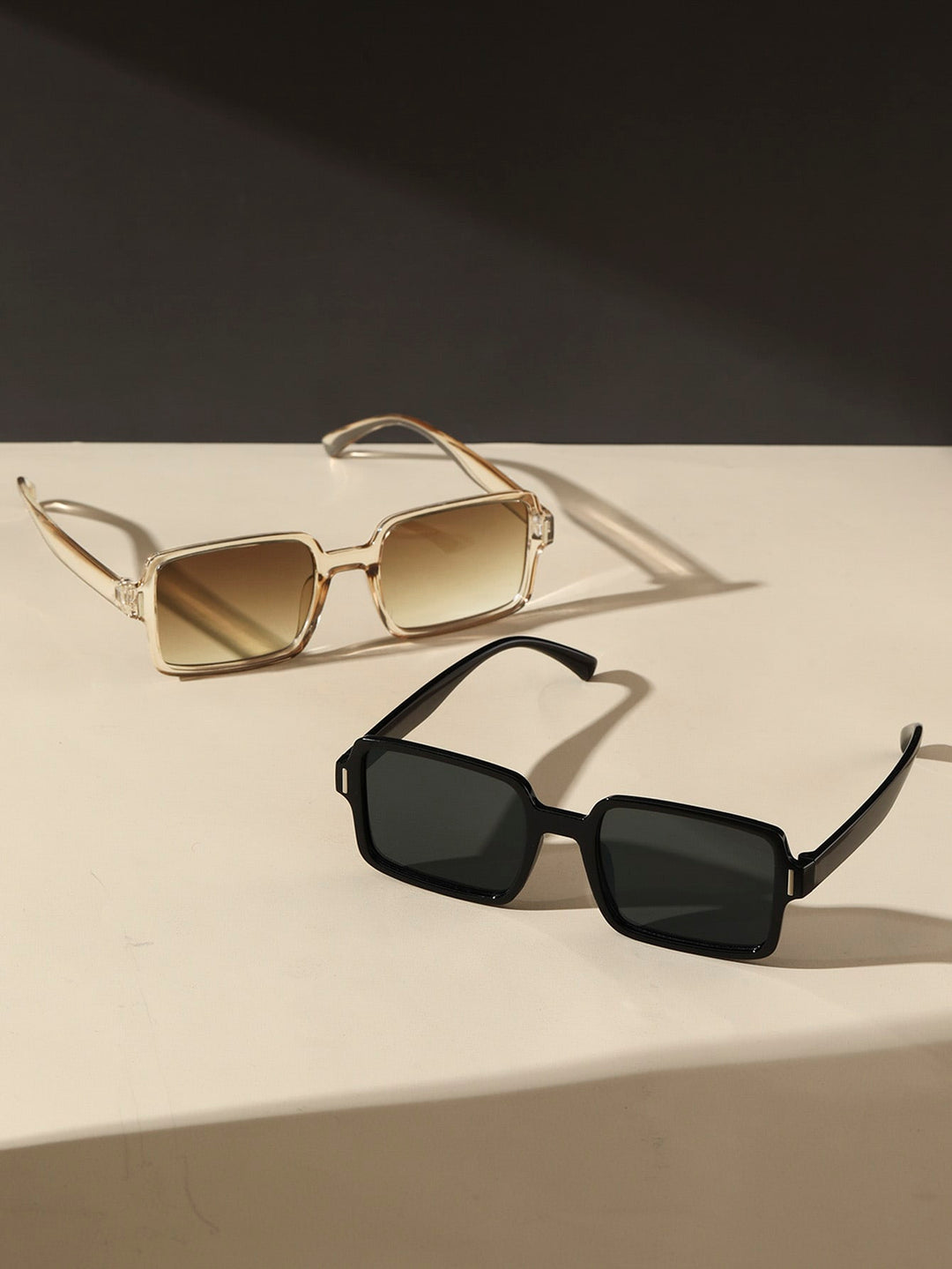 2 Pairs of Fashion Glasses with Square Frame, Tortoiseshell