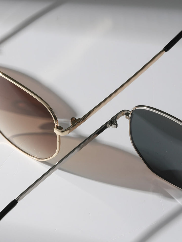 2 Pairs of Fashion Glasses with Metal Frame
