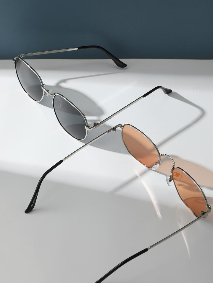 2 Pairs of Fashion Glasses with Metal Frame