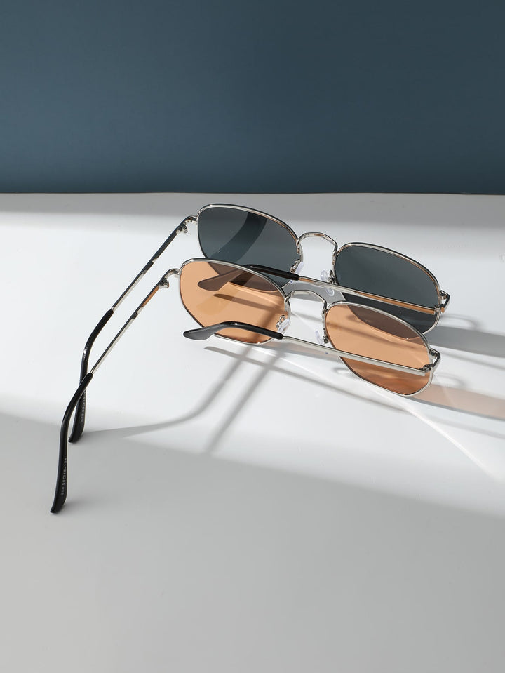 2 Pairs of Fashion Glasses with Metal Frame