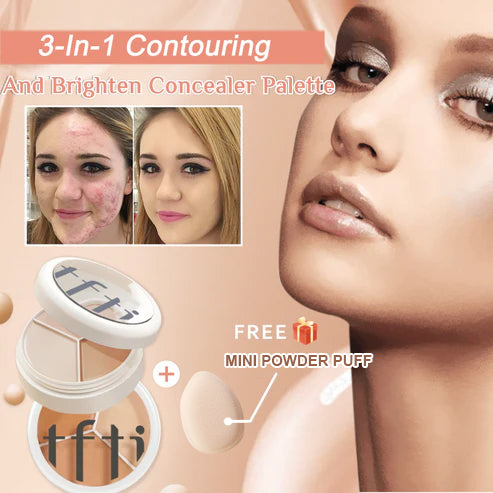 FlawlessSkin 3-in-1 Corrective Palette for Flawless, Radiant, and Even Skin [] - Elena Harper