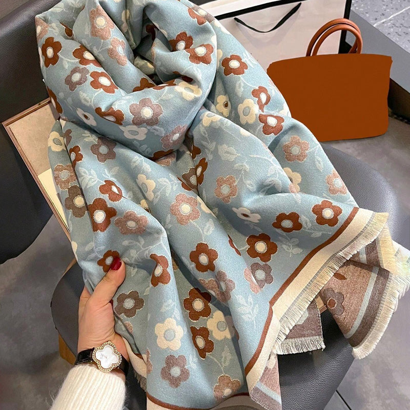 Casual Floral Scarf