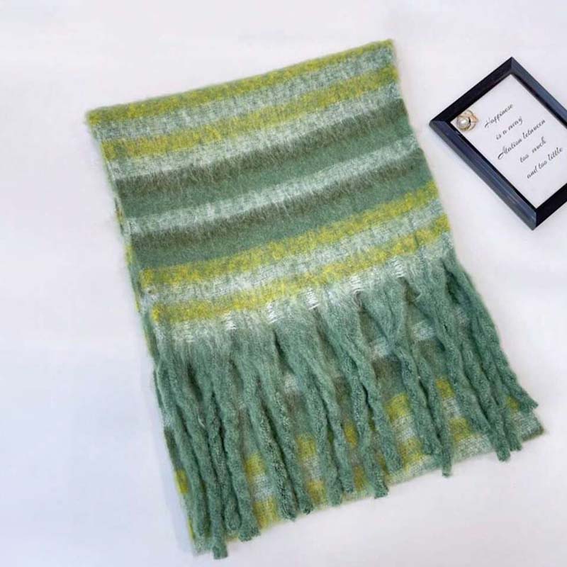 Warm Striped Scarf