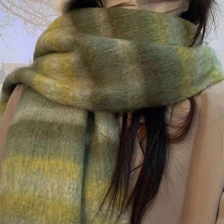 Warm Striped Scarf