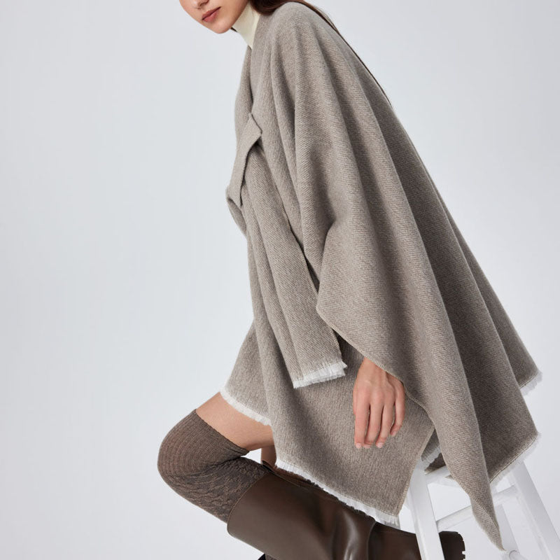 Casual Solid Color Shawl