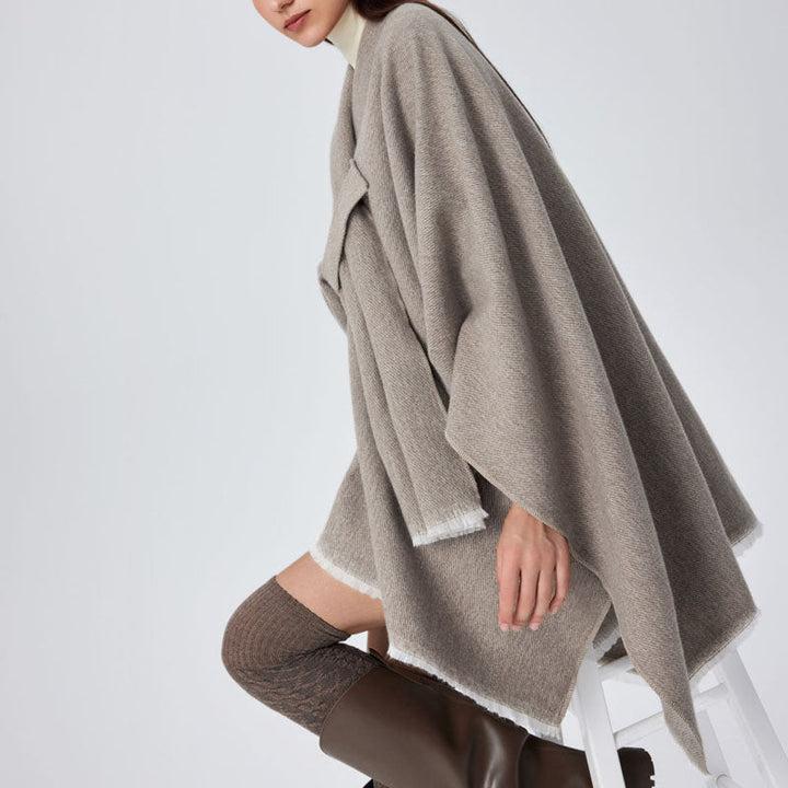 Casual Solid Color Shawl