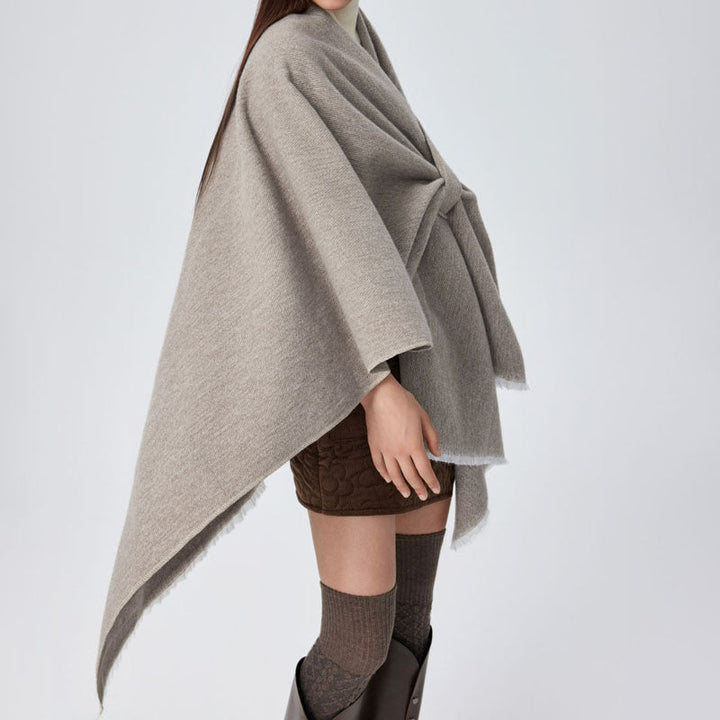Casual Solid Color Shawl