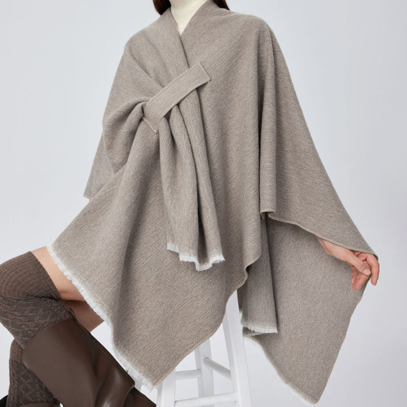 Casual Solid Color Shawl