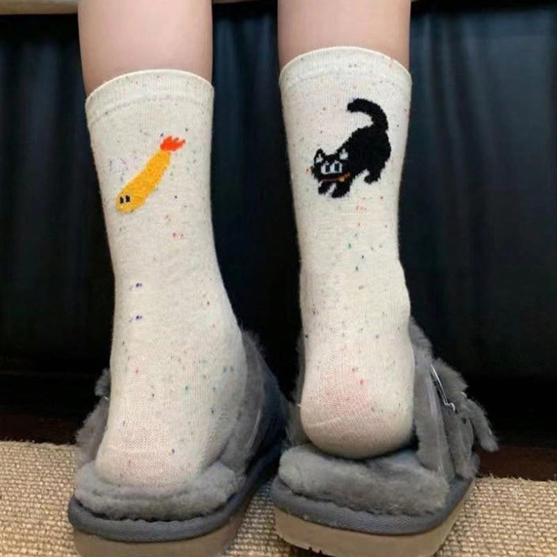 Casual Cartoon Socks