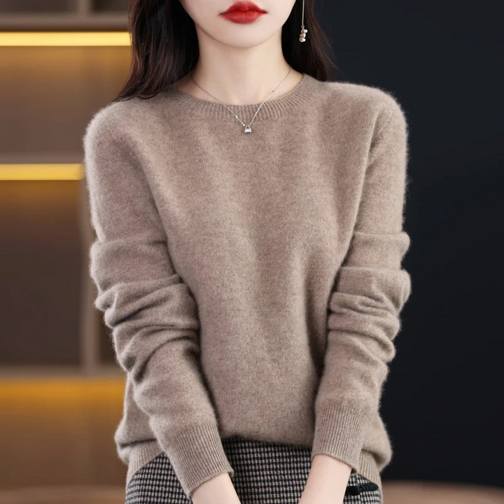 Women's Round Neck Soft Luxury Warm Sweater (S-5XL)