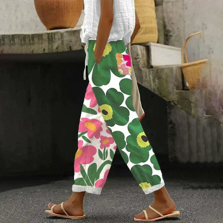 Women's Floral Print Pants – Effortless Style & Comfort