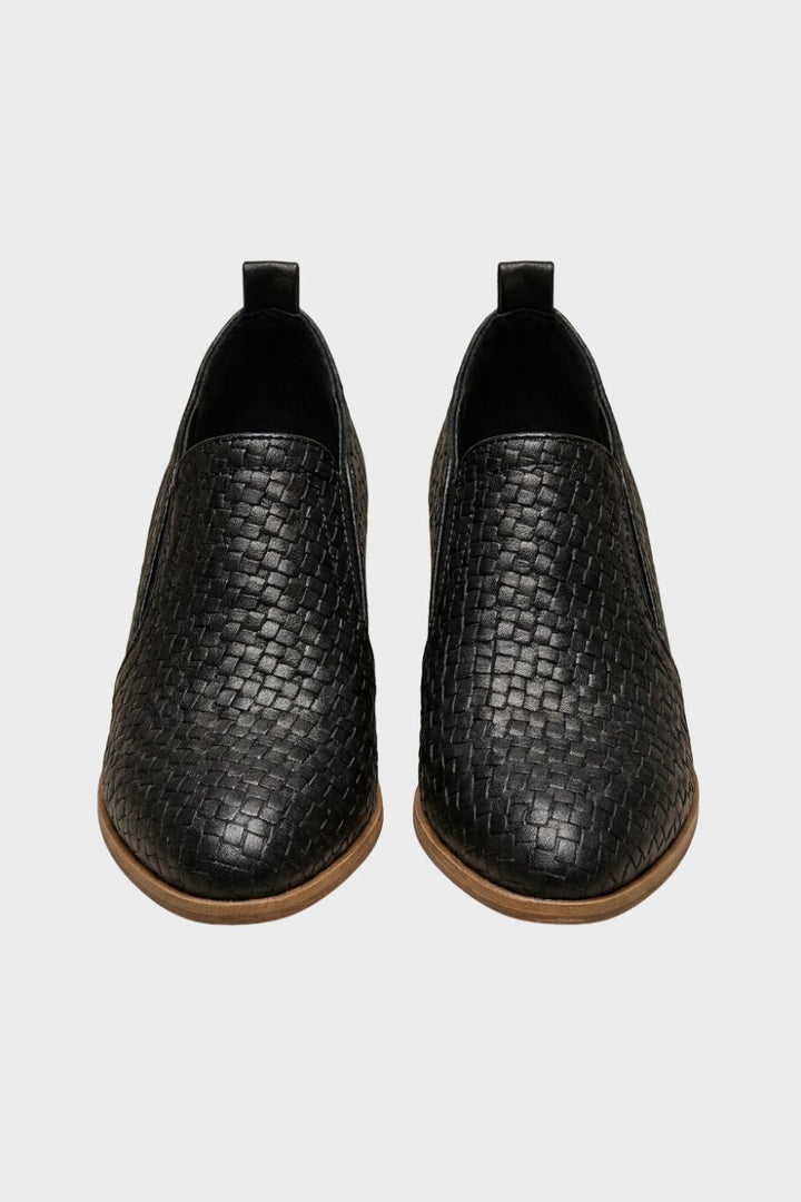 Women's Structured Loafers | Low Block Heel
