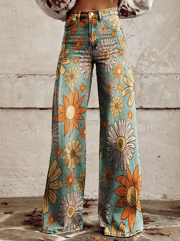 Cirilla™  |  Floral Palazzo Trousers