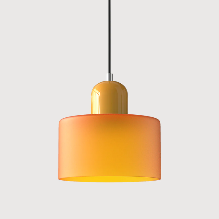 Retro Glass Pendant Lamp with Adjustable Cord