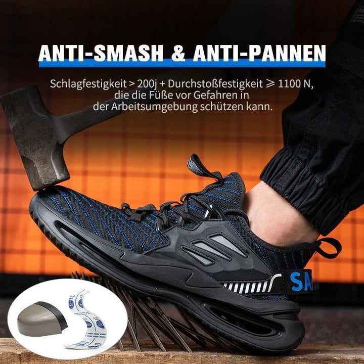 . Anti-Smash, Anti-Stitch, and Anti-Slip Safety Shoes EB