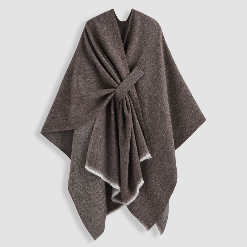 Casual Solid Color Shawl