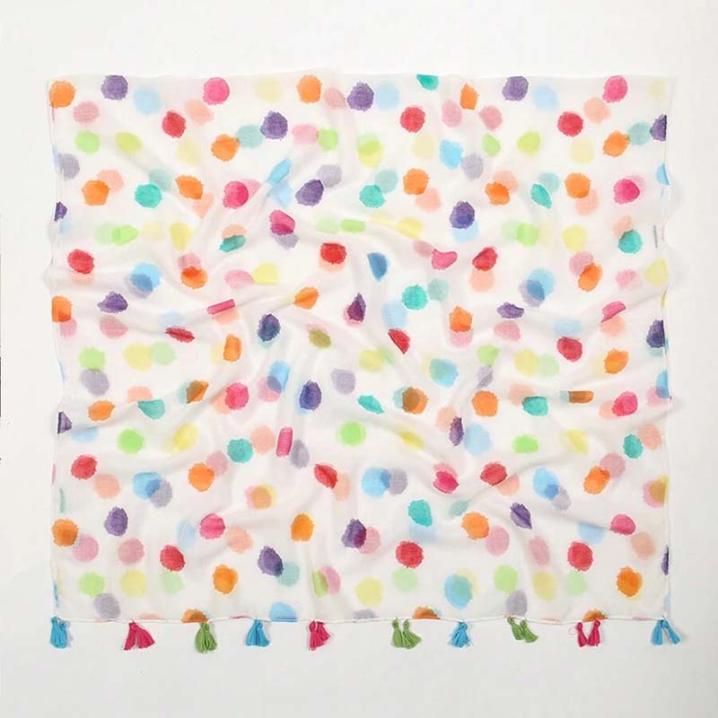 Casual Polka Dot Scarf