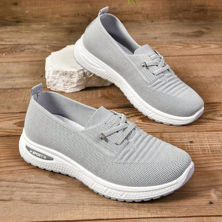 Women's Orthopedic Slip-On Sneakers with Wide Toe – Everyday Comfort