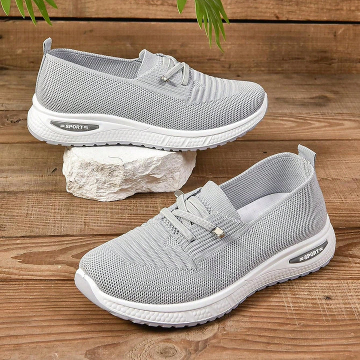 Women's Orthopedic Slip-On Sneakers with Wide Toe – Everyday Comfort