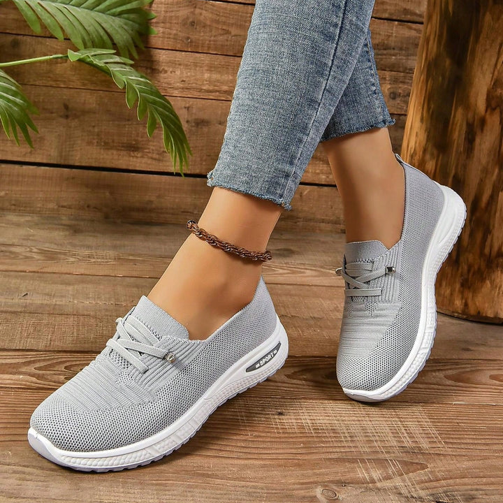 Women's Orthopedic Slip-On Sneakers with Wide Toe – Everyday Comfort