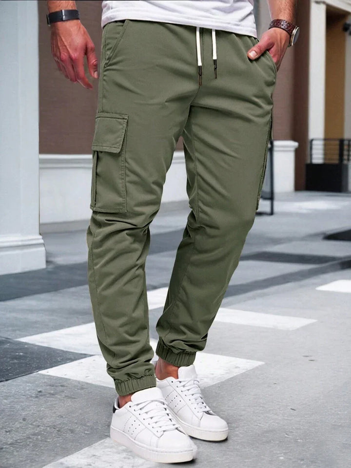 RICCARDO | LIGHTWEIGHT CARGO JOGGERS WITH POCKETS