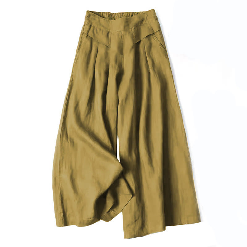 Women's High-Rise Wide-Leg Trousers for an Elegant Silhouette