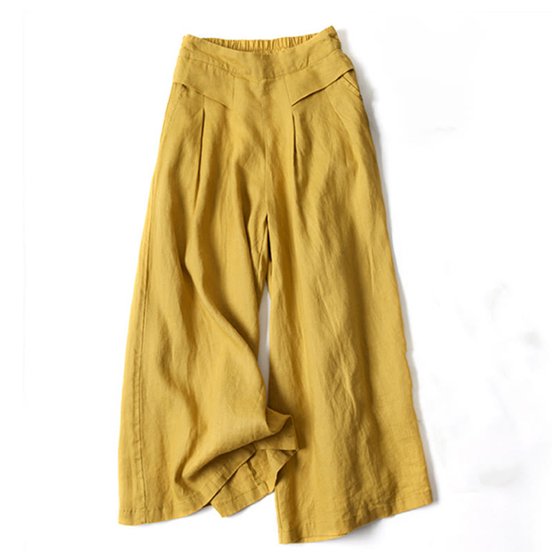 Women's High-Rise Wide-Leg Trousers for an Elegant Silhouette