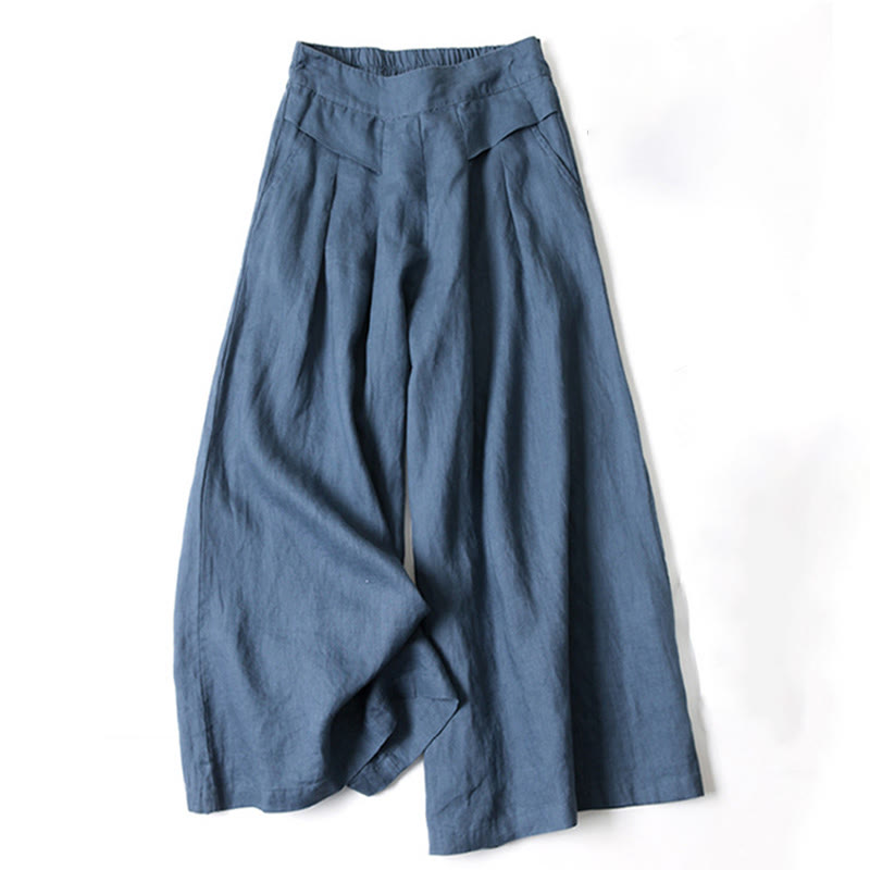 Women's High-Rise Wide-Leg Trousers for an Elegant Silhouette