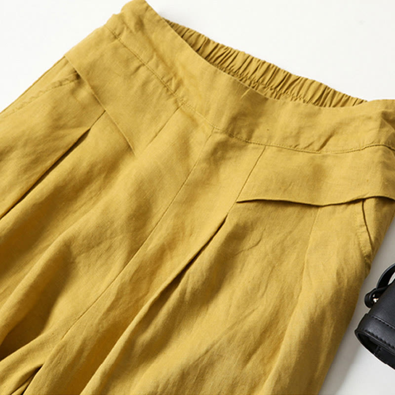 Women's High-Rise Wide-Leg Trousers for an Elegant Silhouette