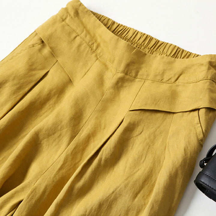 Women's High-Rise Wide-Leg Trousers for an Elegant Silhouette
