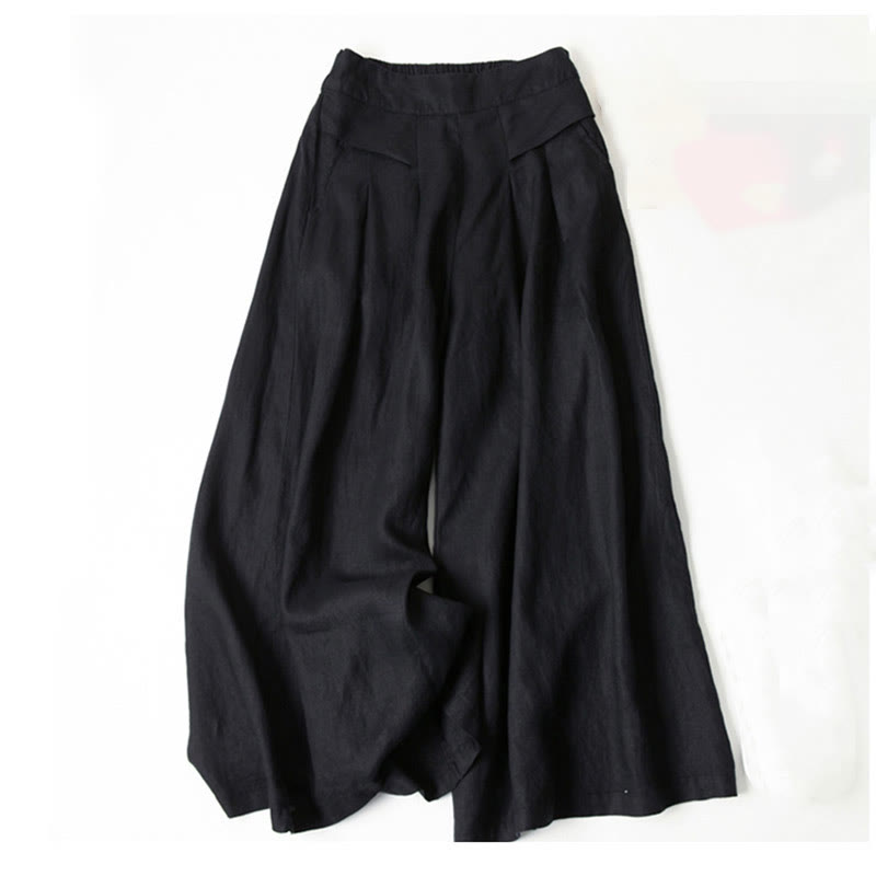 Women's High-Rise Wide-Leg Trousers for an Elegant Silhouette