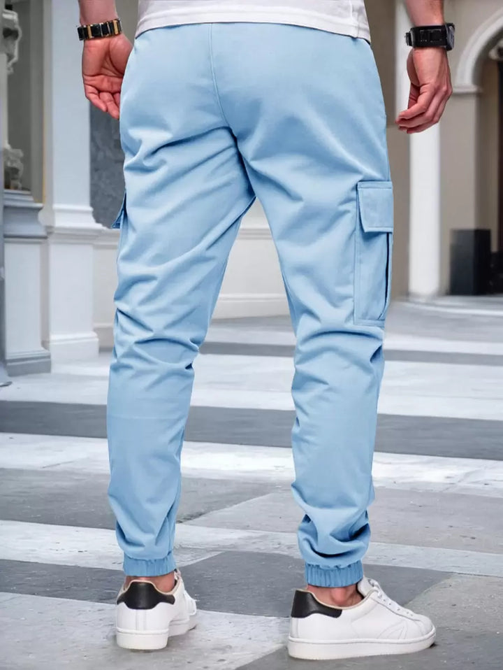 RICCARDO | LIGHTWEIGHT CARGO JOGGERS WITH POCKETS