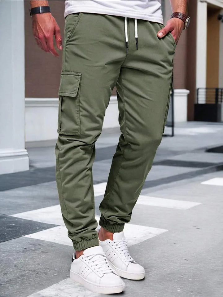 RICCARDO | LIGHTWEIGHT CARGO JOGGERS WITH POCKETS