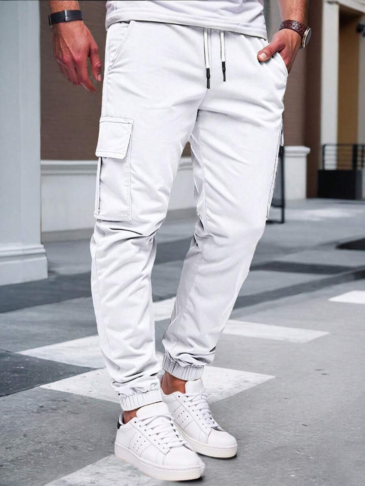 RICCARDO | LIGHTWEIGHT CARGO JOGGERS WITH POCKETS