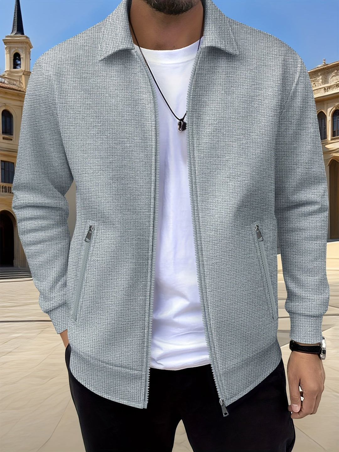 LAURENT MONACO | ZIP-UP JACKET FOR MEN