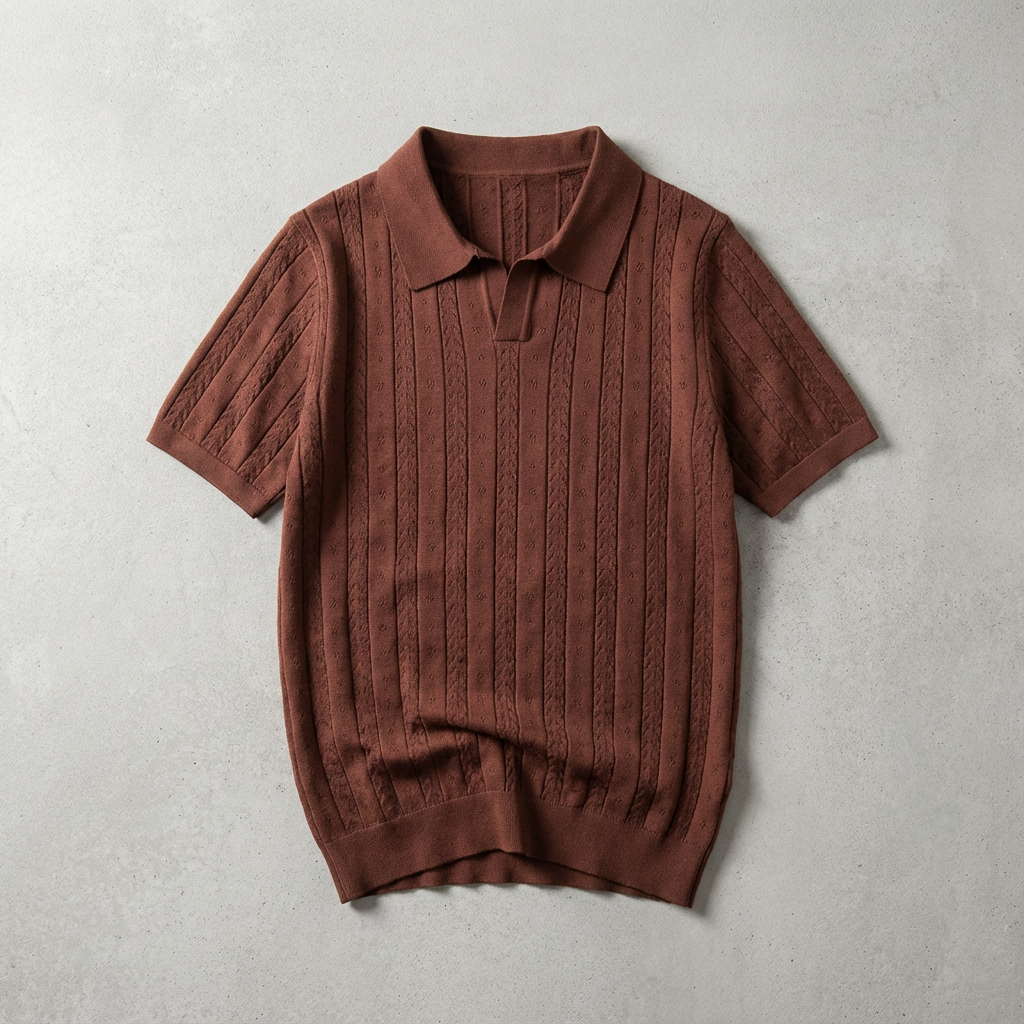 Portofino Jacquard Knit Polo