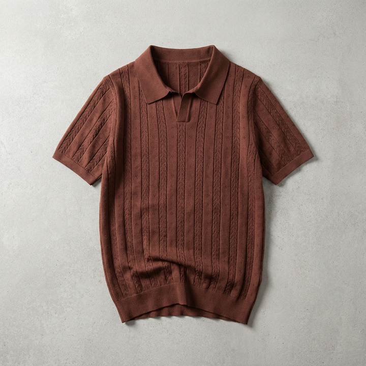 Portofino Jacquard Knit Polo