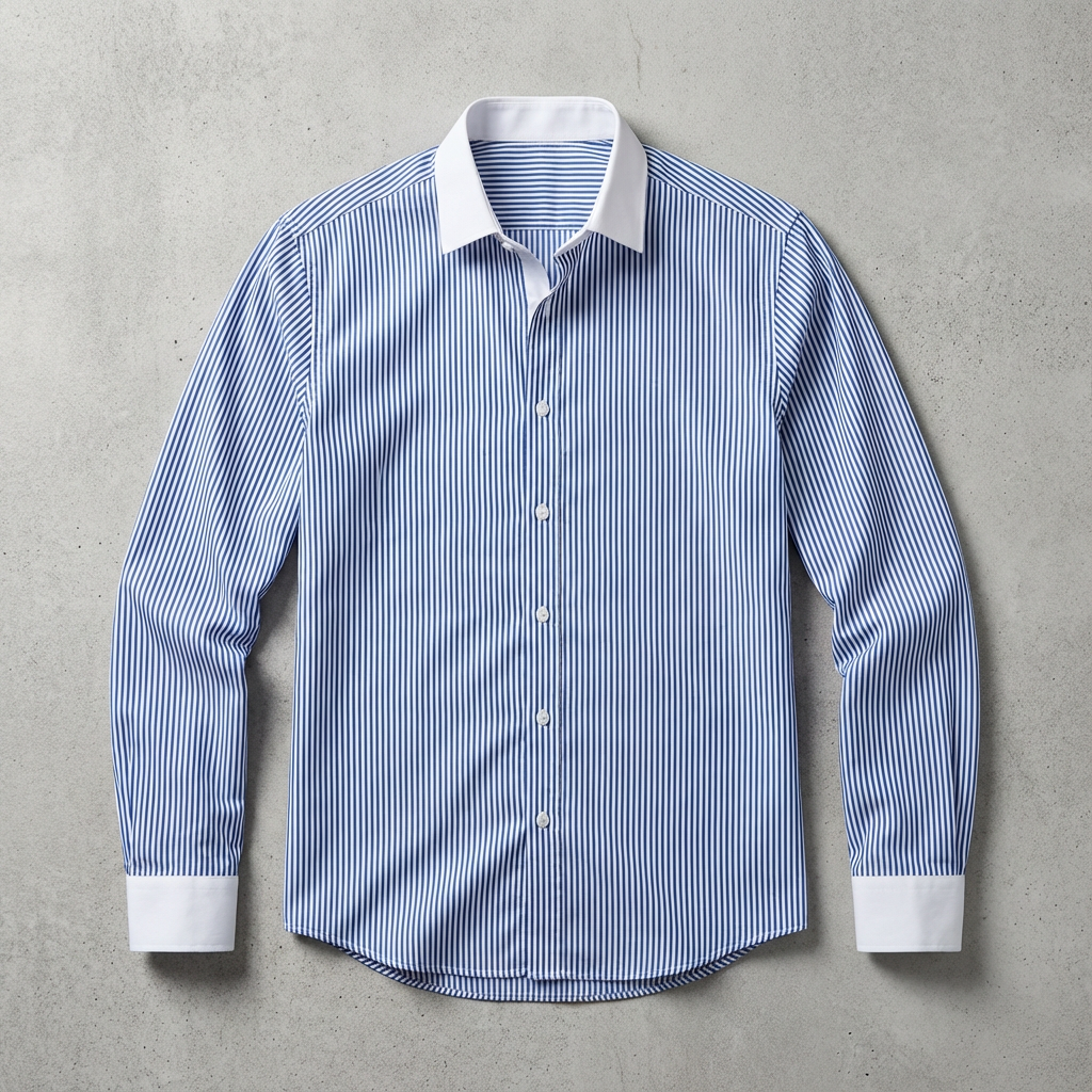 Serafina Cotton Striped Knit Shirt