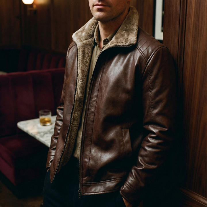 Sorrento Leather Moto Jacket