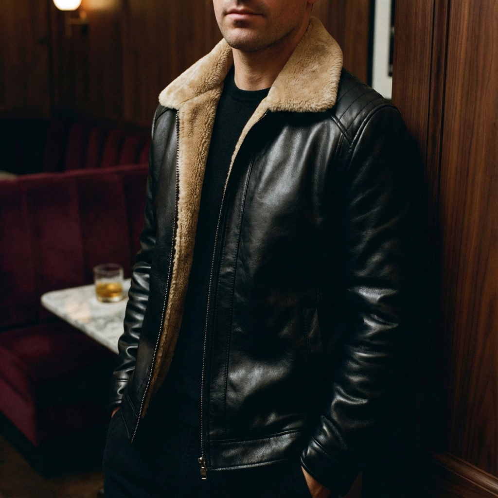 Sorrento Leather Moto Jacket