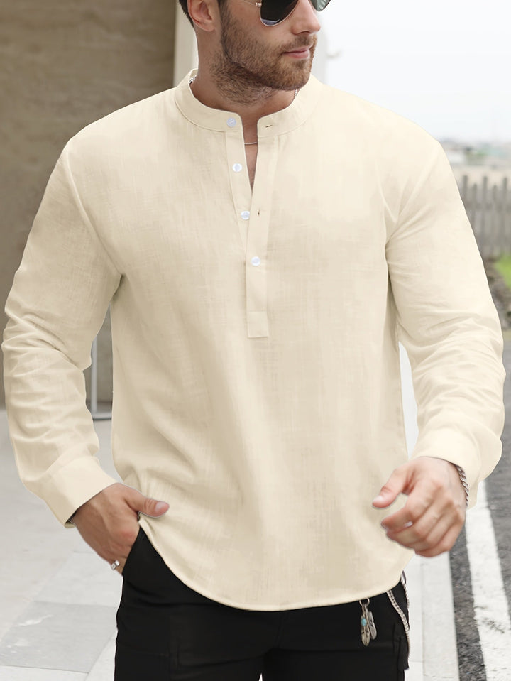 LAURENT MONACO | BOAT NECK SHIRT FOR MEN
