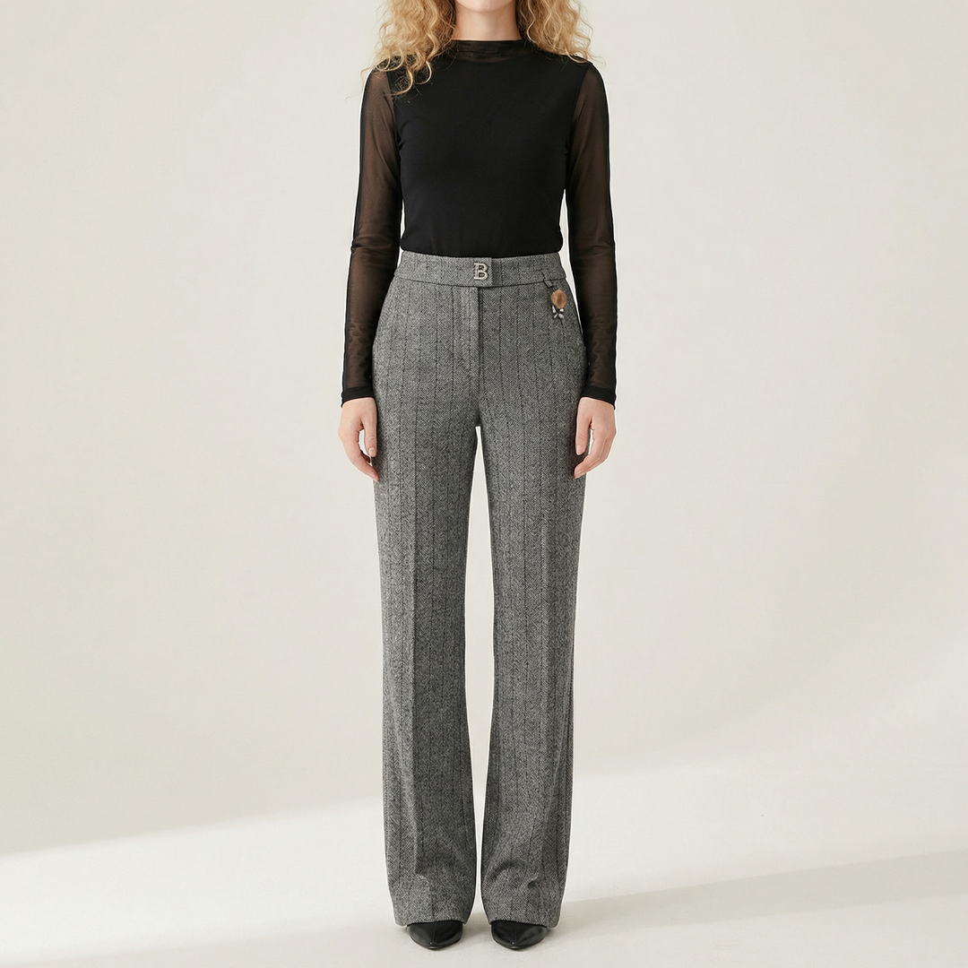 Abigail Luxe Flare Pants - Elena Harper