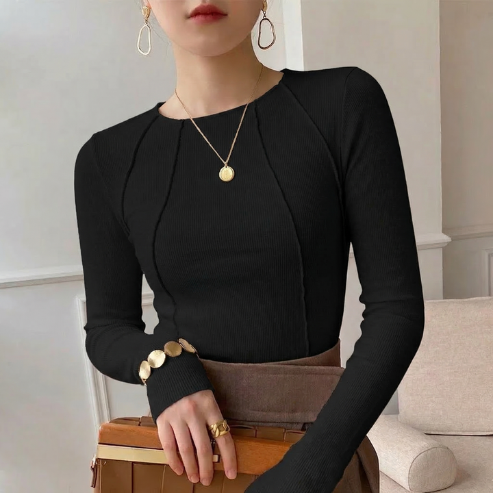 Bronte Ribbed Top - Elena Harper