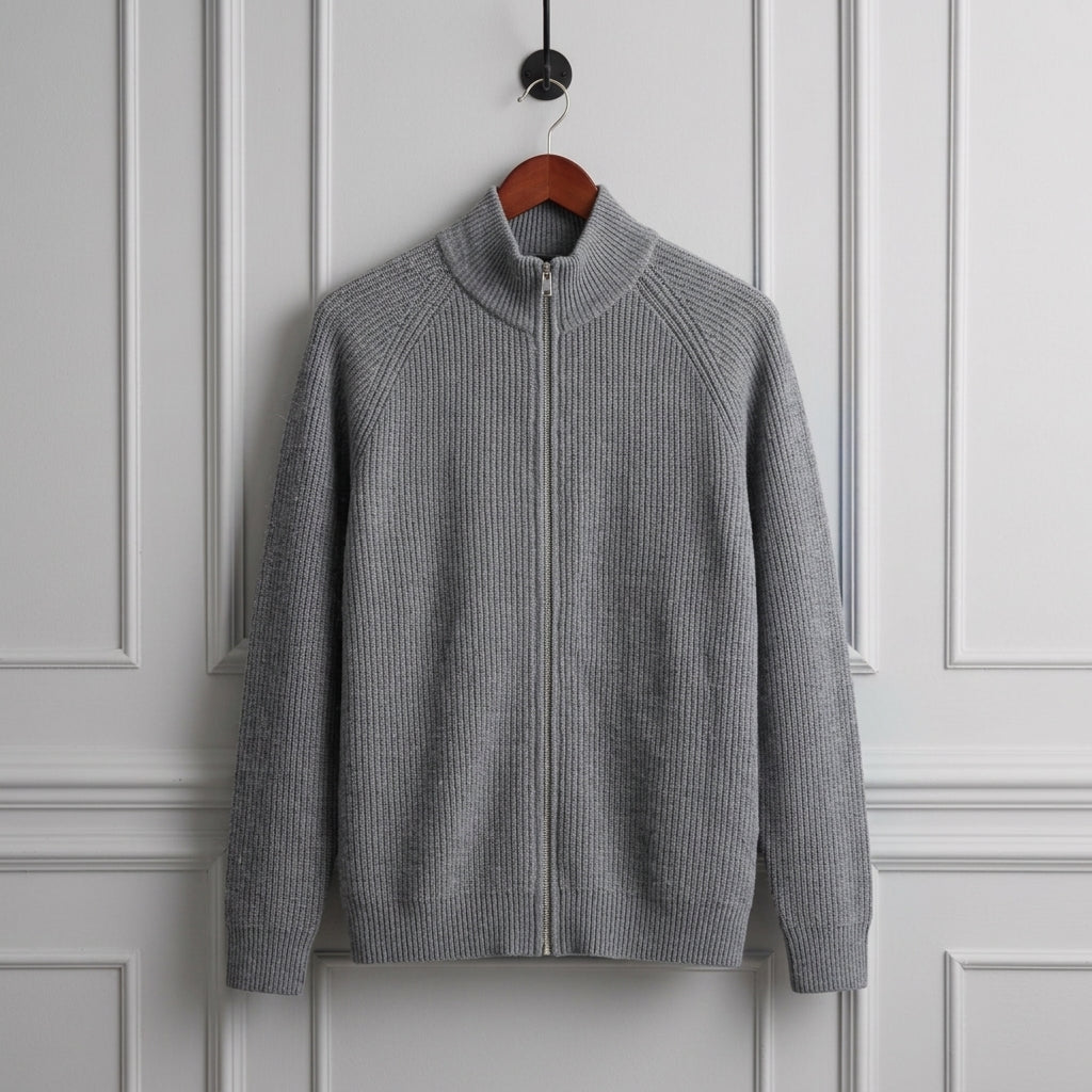 Ravello Wool Zipper Vest