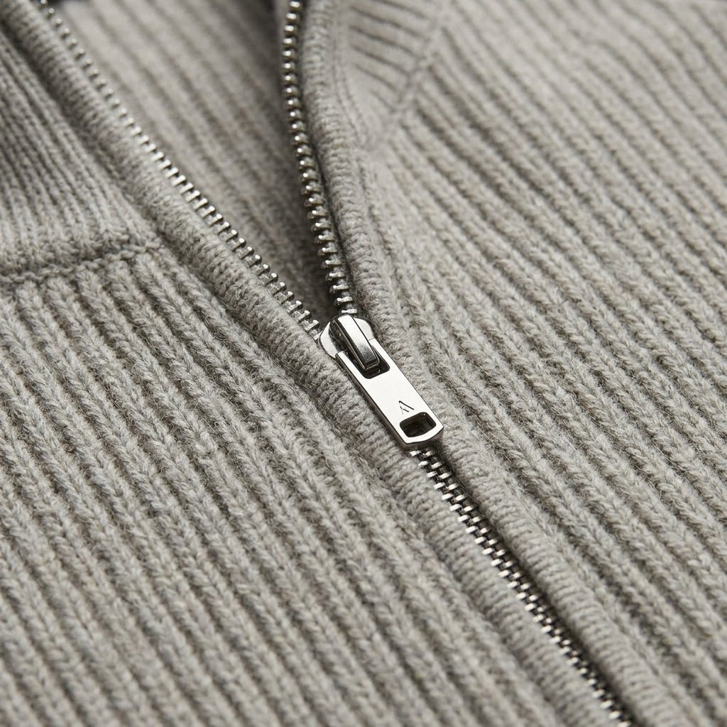 Ravello Wool Zipper Vest